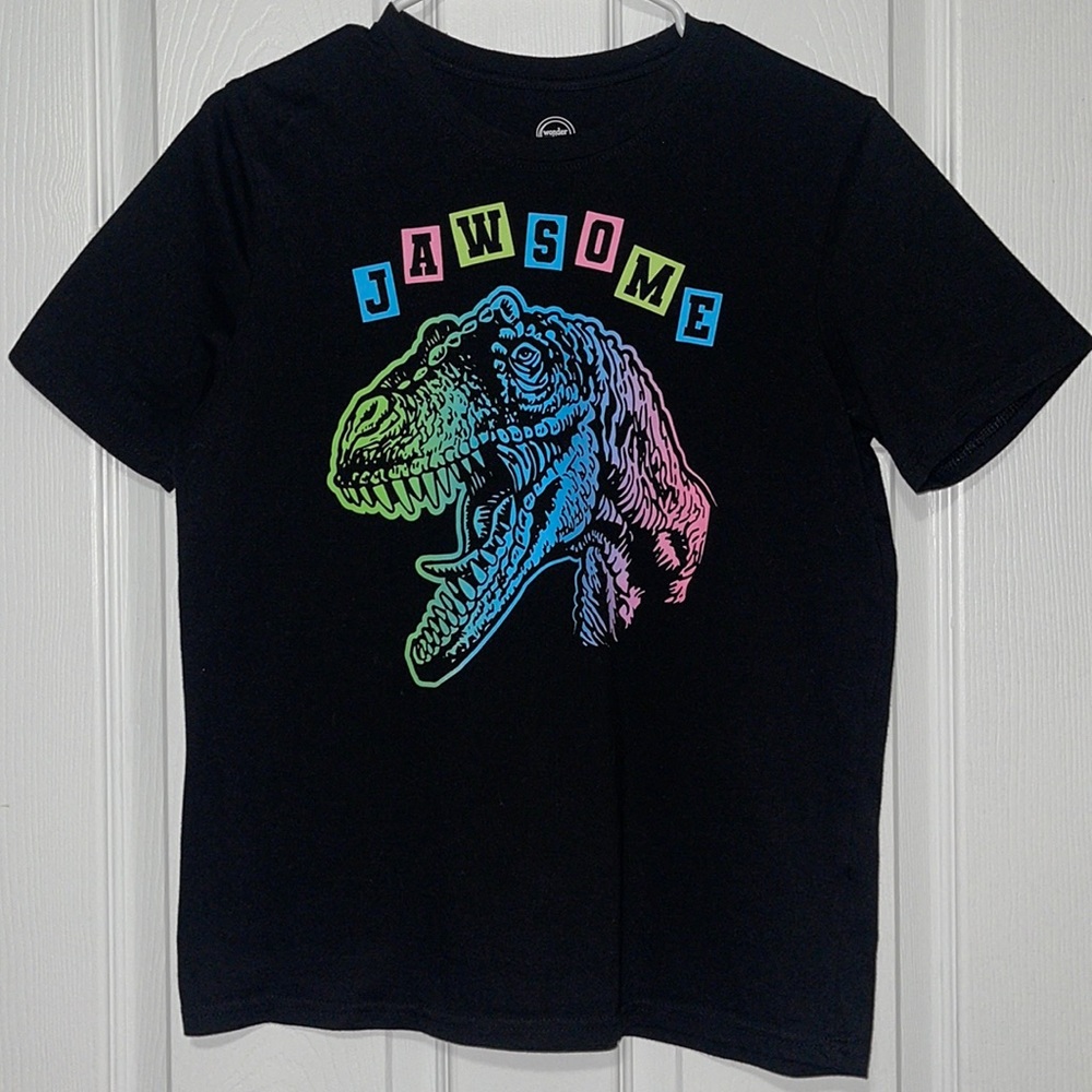 World Nation Dinosaur T-Shirt for Boys Size: (XXL 18)